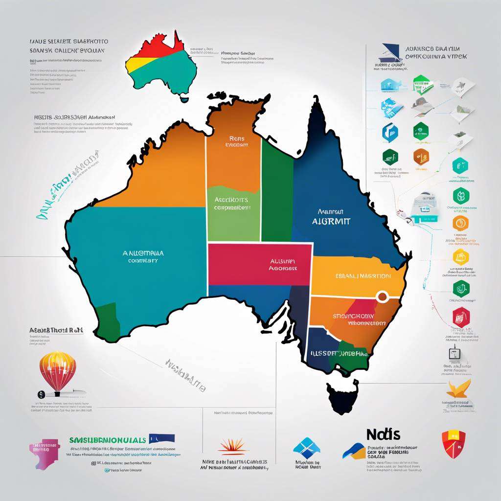 Map of Australia highlighting NDIS, SMSF property market opportunities.